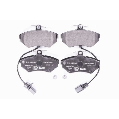 HELLA 8DB 355 018-451 Klocki hamulcowe Przód dla