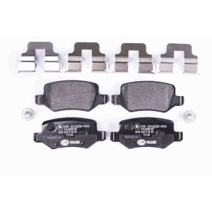 HELLA 8DB 355 018-531 Klocki hamulcowe Tył dla