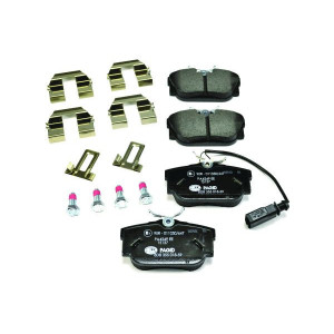 HELLA 8DB 355 018-591 Brzdové platničky Zadné pre