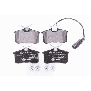HELLA 8DB 355 018-601 Pastillas de freno Trasero para