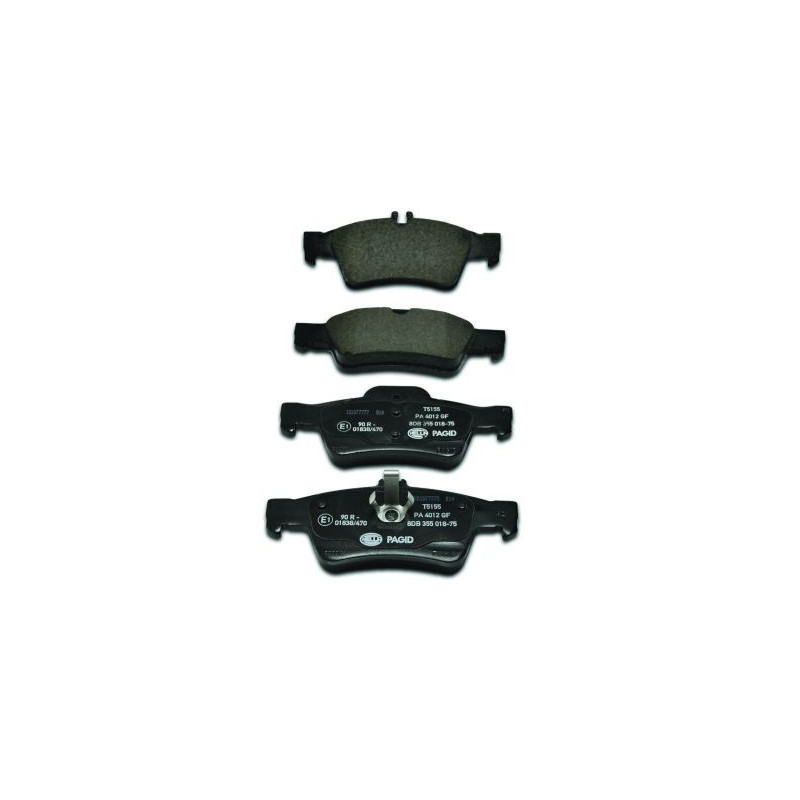 HELLA 8DB 355 018-751 Plaquettes de frein Arrière pour