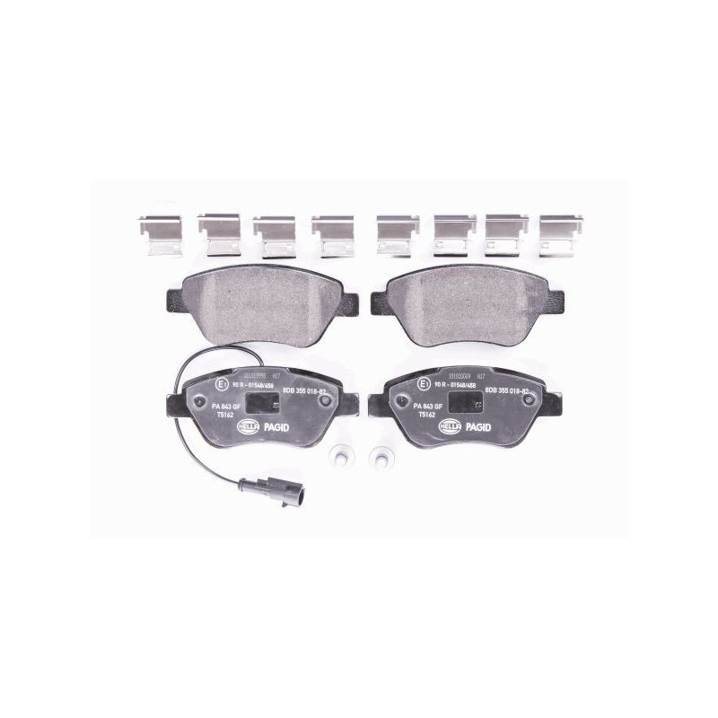 HELLA 8DB 355 018-821 Brake Pads Set Front for