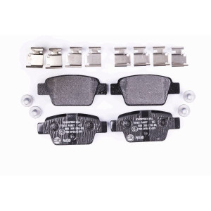 HELLA 8DB 355 018-851 Brzdové platničky Zadné pre