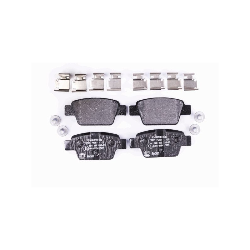 HELLA 8DB 355 018-851 Pastiglie freno Posteriore per