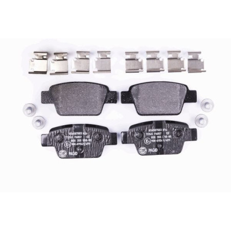 HELLA 8DB 355 018-851 Plaquettes de frein Arrière pour