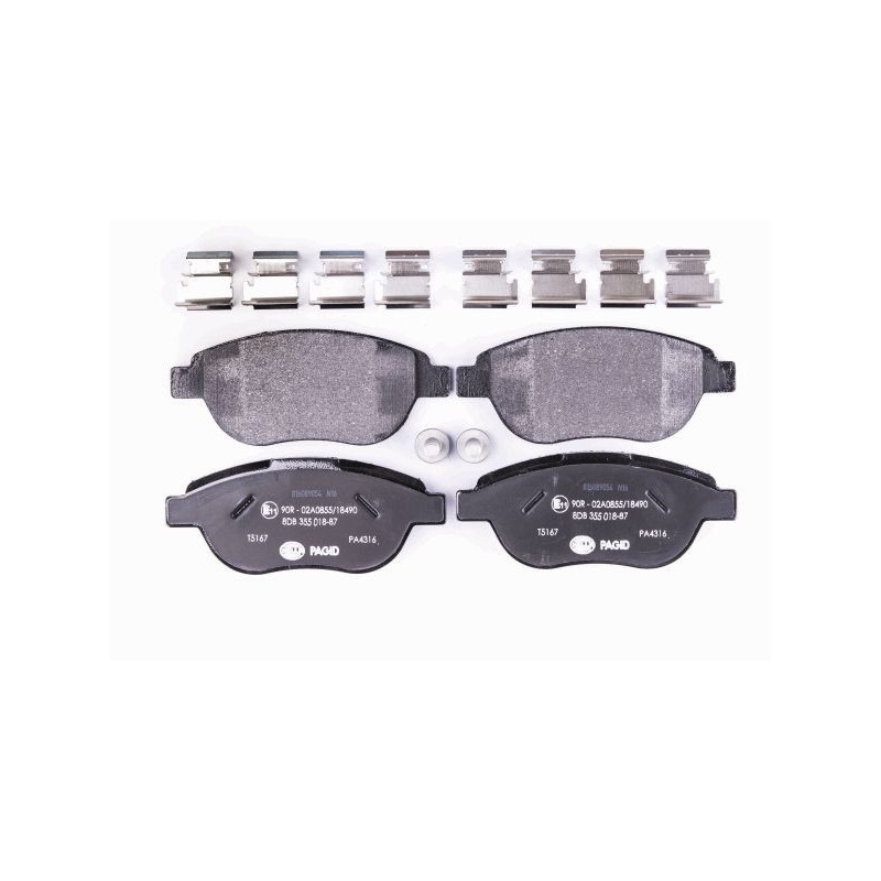 HELLA 8DB 355 018-871 Bremsbeläge Vorne für