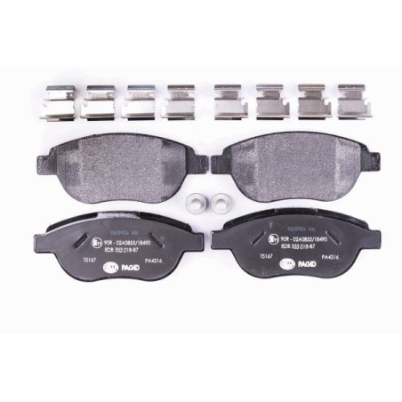 HELLA 8DB 355 018-871 Plaquettes de frein Avant pour