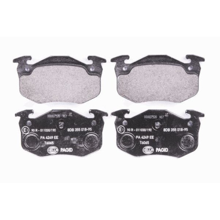 HELLA 8DB 355 018-951 Brake Pads Set Rear for