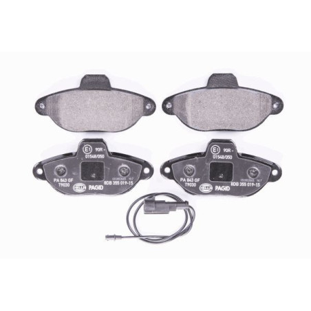 HELLA 8DB 355 019-151 Brake Pads Set Front for