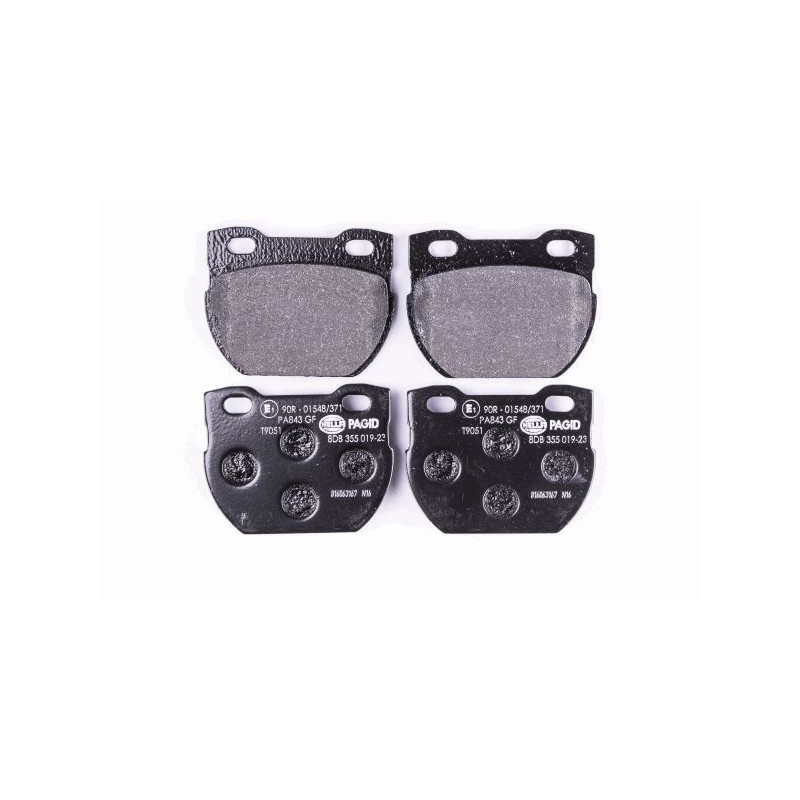 HELLA 8DB 355 019-231 Klocki hamulcowe Tył dla