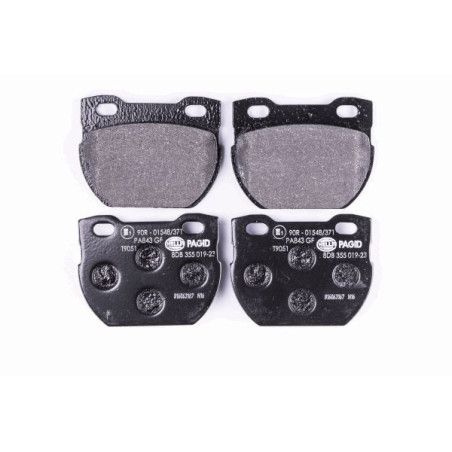 HELLA 8DB 355 019-231 Brzdové platničky Zadné pre