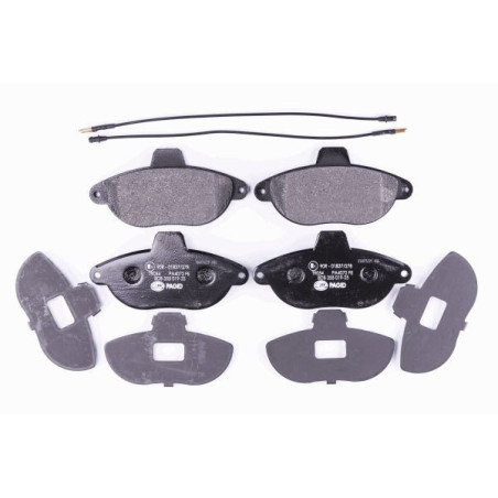 HELLA 8DB 355 019-251 Brzdové platničky Predné pre