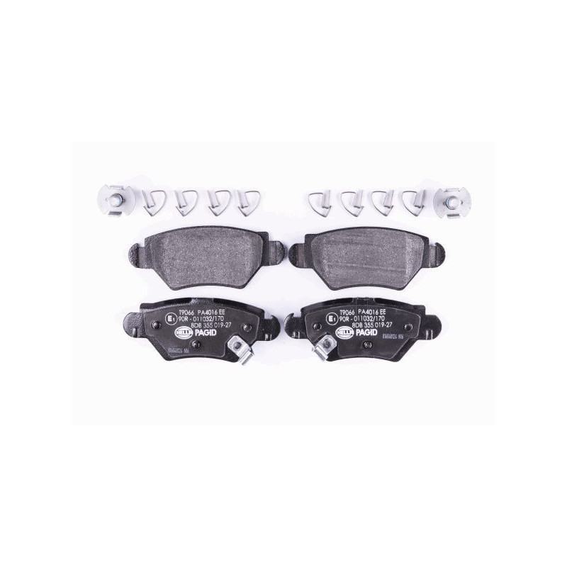 HELLA 8DB 355 019-271 Plaquettes de frein Arrière pour