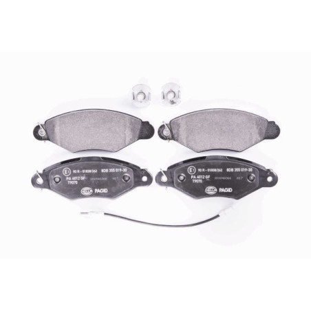 HELLA 8DB 355 019-301 Plaquettes de frein Avant pour