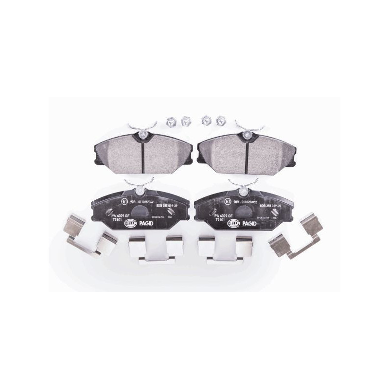 HELLA 8DB 355 019-391 Pastiglie freno Anteriore per