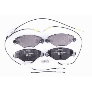 HELLA 8DB 355 019-411 Brzdové platničky Predné pre