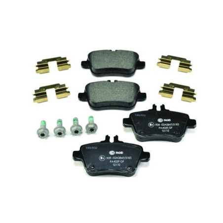 HELLA 8DB 355 019-641 Plaquettes de frein Arrière pour