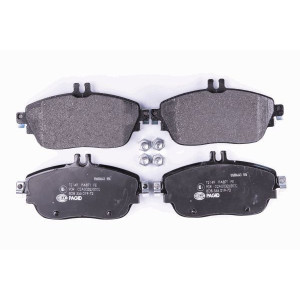 HELLA 8DB 355 019-721 Brzdové platničky Predné pre