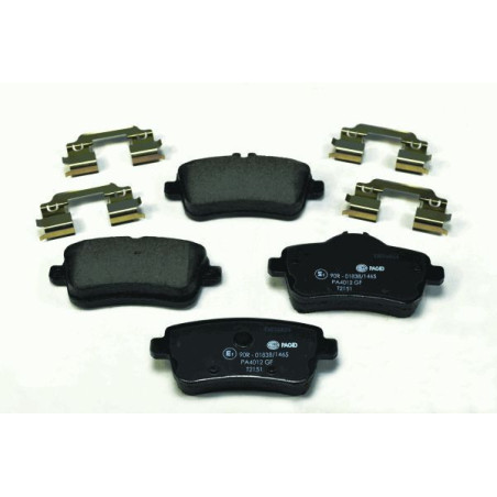 HELLA 8DB 355 019-741 Brzdové platničky Zadné pre