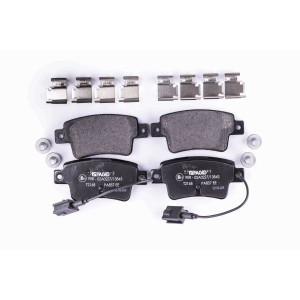 HELLA 8DB 355 019-801 Brzdové platničky Zadné pre