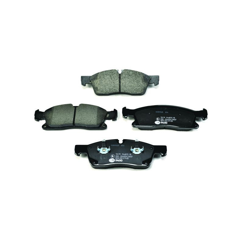 HELLA 8DB 355 019-821 Brzdové platničky Predné pre