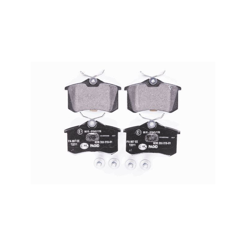 HELLA 8DB 355 019-911 Pastiglie freno Posteriore per