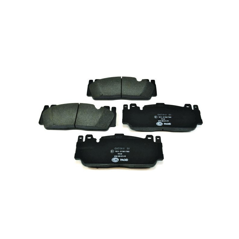 HELLA 8DB 355 019-991 Brzdové platničky Predné pre