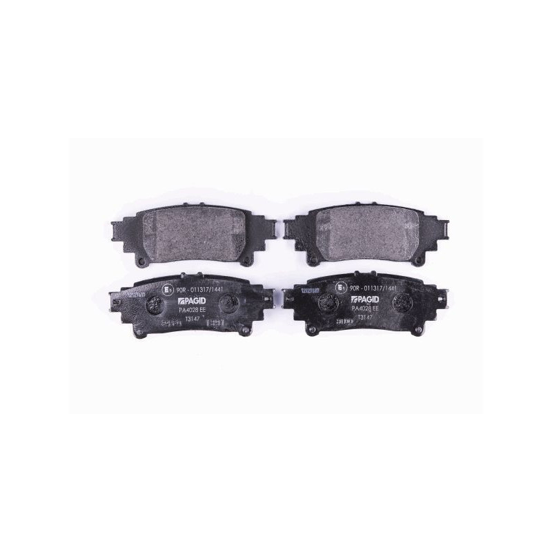 HELLA 8DB 355 020-001 Klocki hamulcowe Tył dla