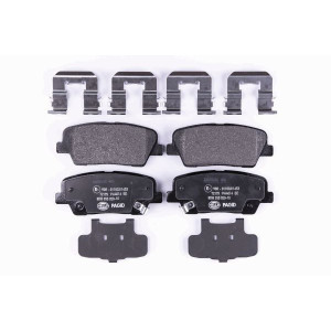HELLA 8DB 355 020-101 Plaquettes de frein Arrière pour