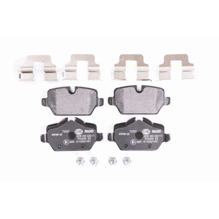 HELLA 8DB 355 020-111 Klocki hamulcowe Tył dla