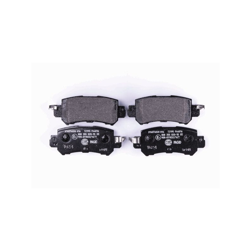 HELLA 8DB 355 020-151 Klocki hamulcowe Tył dla