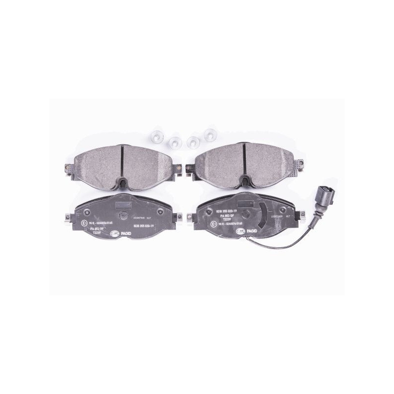 HELLA 8DB 355 020-191 Klocki hamulcowe Przód dla