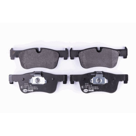HELLA 8DB 355 020-201 Brzdové platničky Predné pre