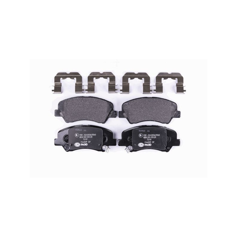 HELLA 8DB 355 020-231 Plaquettes de frein Avant pour
