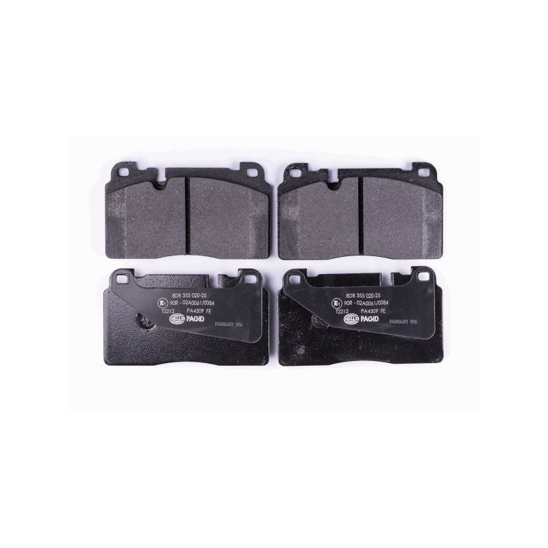 HELLA 8DB 355 020-251 Klocki hamulcowe Przód dla