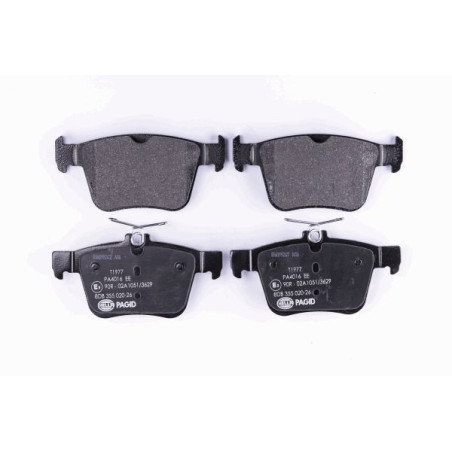 HELLA 8DB 355 020-261 Klocki hamulcowe Tył dla