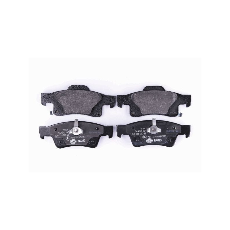 HELLA 8DB 355 020-351 Klocki hamulcowe Tył dla