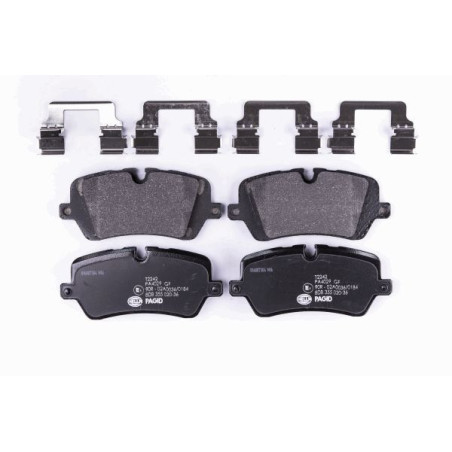 HELLA 8DB 355 020-361 Klocki hamulcowe Tył dla
