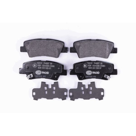 HELLA 8DB 355 020-371 Brake Pads Set Rear for