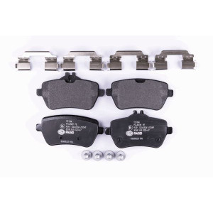 HELLA 8DB 355 020-471 Brzdové platničky Zadné pre