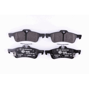 HELLA 8DB 355 020-501 Brzdové platničky Zadné pre