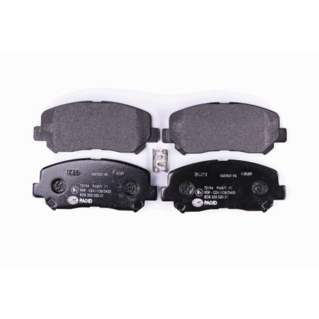 HELLA 8DB 355 020-511 Brzdové platničky Predné pre