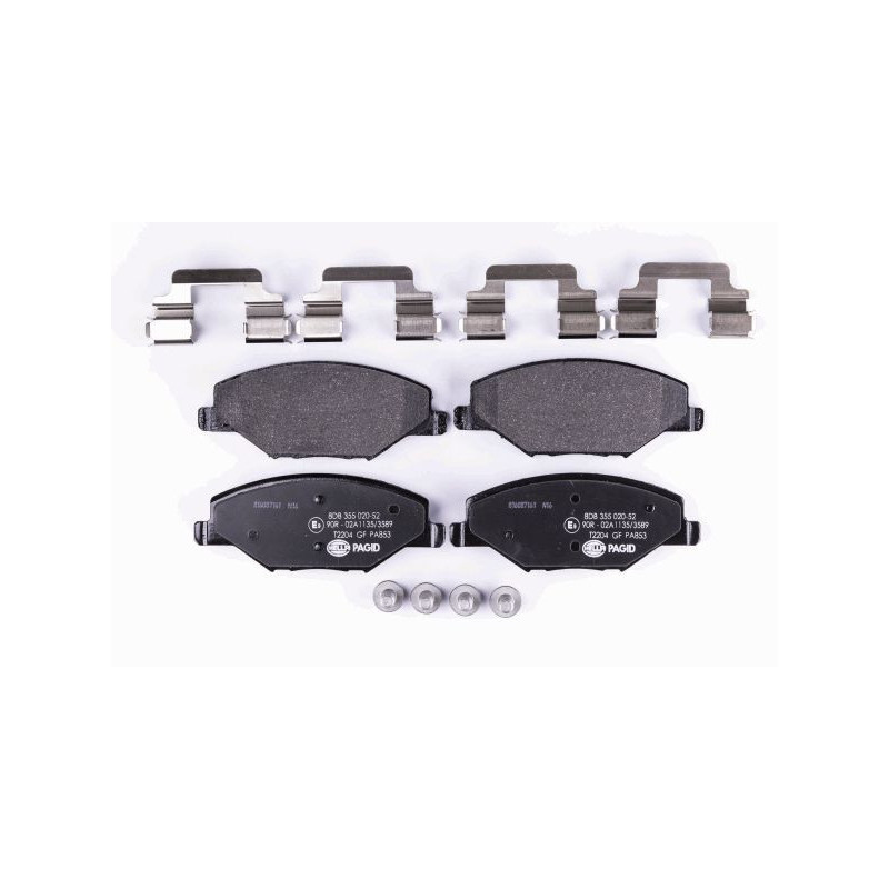 HELLA 8DB 355 020-521 Brake Pads Set Front for