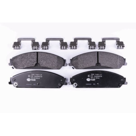 HELLA 8DB 355 020-541 Brzdové platničky Predné pre