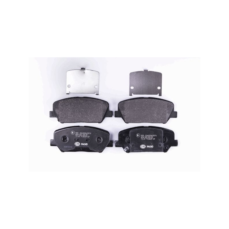 HELLA 8DB 355 020-591 Pastillas de freno Delantero para