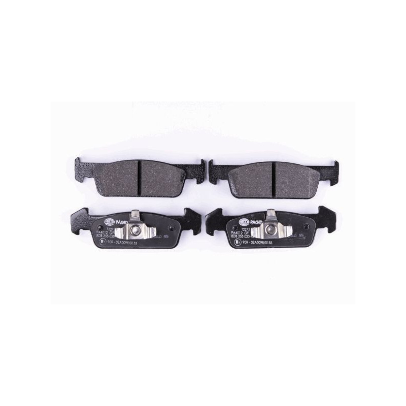 HELLA 8DB 355 020-421 Pastillas de freno Delantero para