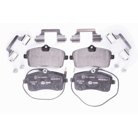 HELLA 8DB 355 020-671 Plaquettes de frein Avant pour