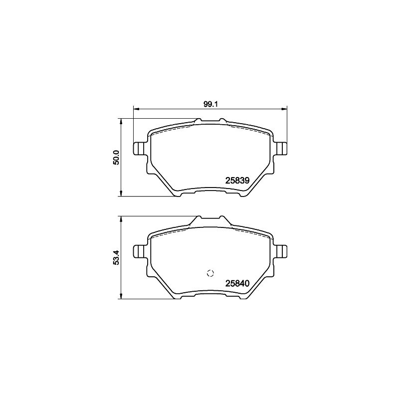 HELLA 8DB 355 020-991 Klocki hamulcowe Tył dla