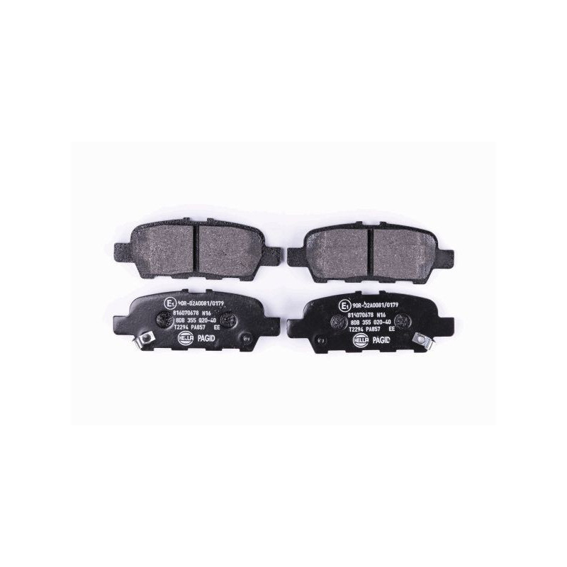 HELLA 8DB 355 020-401 Klocki hamulcowe Tył dla