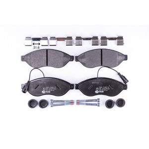 HELLA 8DB 355 020-661 Brake Pads Set Front for